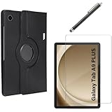 Capa Case Giratoria Para Tablet Samsung Galaxy Tab A9 Plus X210 X215 Película De Vidro Temperado 9H Caneta Touch Phone Palace