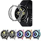 Capa Case Luxury Para Samsung Galaxy Watch Active 40mm Sm R500 Marca Ltimports Preto 