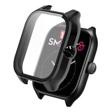 Capa Case Para Amazfit Gts 2 Mini Proteção De Tela Preto