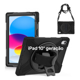 Capa Case Para iPad 10o Geração 10 9 2022 Com Alça De Ombro