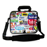 Capa Case Para Netbook Estampa 10 1 C Alça Ombro Removível