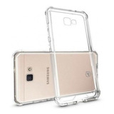 Capa Case Para Samsung Galaxy J7 Prime Película Vidro 3d Cor Transparente