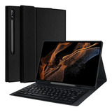 Capa Case Para Tablet S9 Fe 10 9 Dobravel Teclado Bluetooth