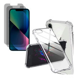 Capa Case Premium Película Privacidade Para iPhone XS Max