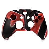 Capa Case Protetora De Silicone Gel Para Controle Xbox One Cores Camuflada E Lisa PRETO VERMELHO BRANCO