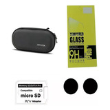 Capa Case Psvita Slim 2000 Pelicula Adaptador Sd2 Grip