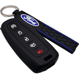 Capa Case Silicone Chave Presença Ford Edge Chaveiro