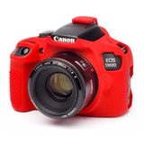 Capa Case Silicone Para Proteção Canon T6 1300d