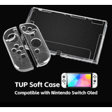 Capa Case Tpu Silicone Proteção Para Nintendo Switch Oled 
