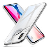 Capa Case Transparente Para iPhone X Xs Capinha Película V