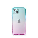 Capa Celular Customic Colors Para IPhone XR Gradiente Azul E Roxo