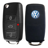 Capa Chave Volkswagen Jetta Polo Up Golf Fox Gol 3 Botões