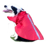 Capa Chuva Pet Cachorro Nylon Emborrachado G G Regulável