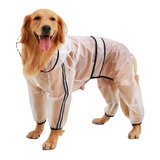 Capa Chuva Pet Cão Impermeável Transparente Tamanhos