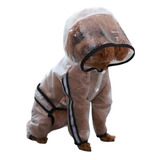 Capa Chuva Pet Transparente Cães Tamanho G