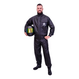 Capa Chuva Roupa Motoqueiro Pvc Luxo Motoboy Impermeável