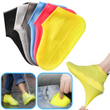 Capa Chuva Sapato Tênis Moto Protetor Silicone Calçado