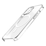Capa Clear Acrílica Premium Magnética Magsafe Para iPhone