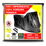Capa Cobrir Anti Uv Chuvas Moto 100% Forrada Proteção Total