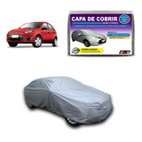 Capa Cobrir Carro Hatch Sedan Cinza P Impermeável Sol Chuva