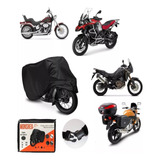 Capa Cobrir Moto Xtz Lander 250 Abs 2021 Com Baú Impermeável