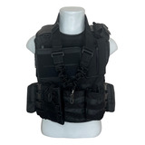 Capa Colete Tático 9 Peças Airsoft C Bandoleira