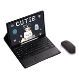 Capa Com Teclado E Mouse Bluetooth Touchpad Para Tab S6 Lite