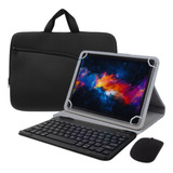 Capa Com Teclado Mouse Para Tablet Samsung Galaxy S6 Lite