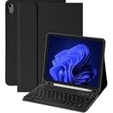 Capa Com Teclado Wifi Slim Ergonômico P Samsung Galaxy Tab Preto S9PLUS S7PLUS S7FE S8PLUS S9FEPLUS 12 4