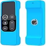 Capa Compatível Com Controle Remoto Apple TV 4K 4 Geração Leve Antiderrapante à Prova De Choque Capa De Silicone Para Controle Remoto Apple TV Siri Sky