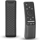 Capa Compatível Com Controle Remoto Samsung Smart TV Série BN59 Capa De Silicone Leve à Prova De Choque Antiderrapante Preta Preto