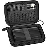 Capa Compatível Com Disco Rígido Externo Samsung T9 T7 T7 Shield SSD Portátil De 1 TB 2 TB 4 TB Suporte Organizador De Transporte De Viagem Para Unidades De Estado Sólido E Cabo USB Apenas Caixa 