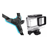Capa Compatível Com Gopro Hero 5 67 Black Suporte Capacete