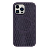 Capa Compatível Com iPhone 13 Pro Com Furos Dissipador Calor