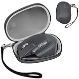 Capa Compatível Com Mouse Sem Fio Logitech MX Master 3s Master 3 Mx Master 2s Advanced Caixa De Armazenamento De Mouse Bluetooth Portátil Cinza