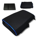 Capa Compatível Com Ps2 Slim Playstation 2 Slim Antipoeira Cor Azul