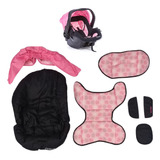 Capa Completa Para Bebê Conforto Cosco Moove Rosa Original