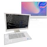 CAPA COMPUTADOR ALL IN ONE MONITOR 19 20 E 21 POL TECLADO C ZÍPER Cristal 