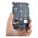 Capa Conversora De Adaptador M 2 Ngff Ssd Para Sata 2 5 Cor Preta