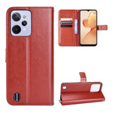 Capa Couro Para Oppo Realme C33 C31 Anti queda Negócio Flip
