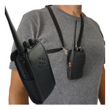 Capa Couro Para Rádio Comunicador Baofeng Modelo 777s E Uv5r