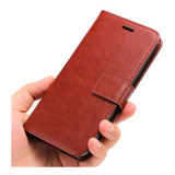 Capa Couro Para Samsung Galaxy S23 Ultra Plus Negócio Flip