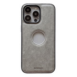 Capa Couro Rpk Lançamento Para iPhone 15 Pro Max Titânio 