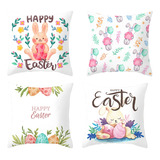  Capa De Almofada Happy Easter De 45 Cm Decorações De