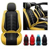 Capa De Assento De Carro 2 Assentos Dianteiros Para Honda Civic 2000 2024 Capa De Assento Esportiva De Couro Napa Premium Impermeável E Durável Compatível Com Airbag Protetor De Assento De Carro 2