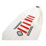 Capa De Banco 5sp Branca E Vermelha Crf 450r 2009 A 2012