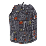Capa De Botijão De Gás Tecido Charmoso Estampado Coffee