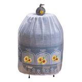Capa De Botijão Gás 13kg Rendada Estampada Cor Girassol
