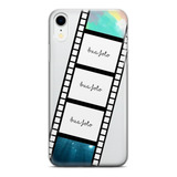 Capa De Celular 3 Fotos Tipo Filme E Fundo Transparente