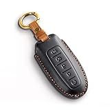 Capa De Chaveiro Capa De Couro Com 4 5 Botões Para Chave De Carro Capa Protetora De Chave De Carro Adequada Para Ford Lincoln C Max Edge Escape Expedition Explorer Fiesta Flex Focus Taurus MKS MKT